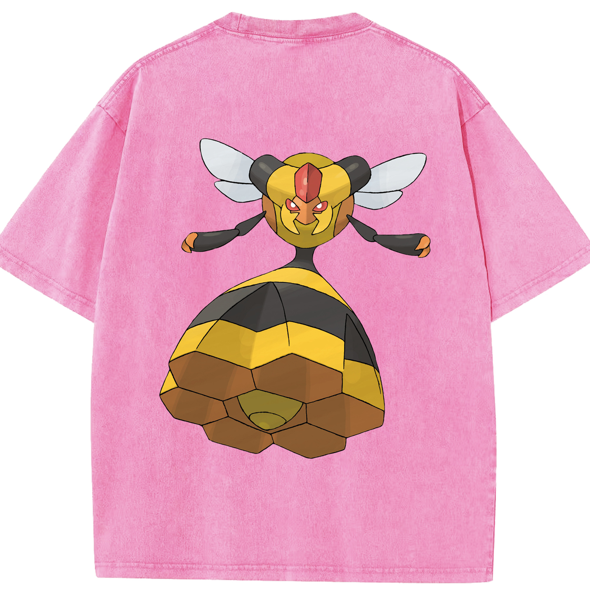 （画像用） ポケットモンスター Pokémon 綿100% ヴィンテージ風 半袖Tシャツ（背面プリント）
